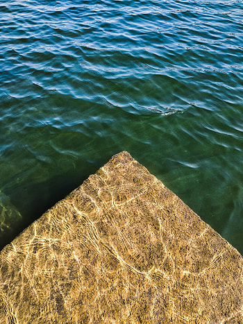 Nature, Water, Rock, Glare, Pier, Stone HD phone wallpaper