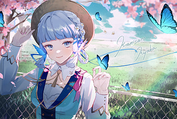 Kamisato Ayaka, Kamisato Ayaka (Genshin Impact), video game, Genshin Impact HD wallpaper