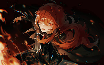 Diluc, Genshin Impact, Diluc Ragnvindr, Japanese Manga, Anime Characters, Genshin Impact Characters, Ragnvindr Clan, Diluc Genshin Impact HD wallpaper