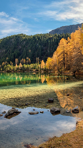 Lake , Stunning visuals, Beautiful nature, Serene atmosphere HD phone wallpaper