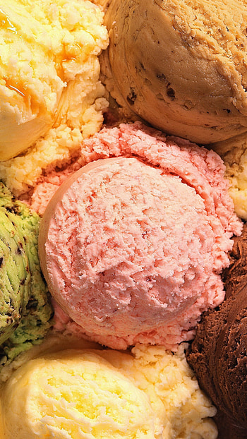 Artistic ice cream creations, Creative , Tasty delight, Creamy frozen treat HD phone wallpaper