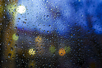 Rain, Drops, Macro, Wet, Surface, Glass, Bokeh, Boquet, Translucent HD wallpaper