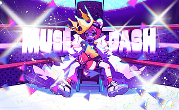 Muse Dash — Neon Beat Throne, video game, Muse Dash HD wallpaper