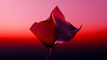 Red Petal Blossom Render Art, abstract, artwork, art, digital-art, artist HD wallpaper
