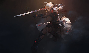 Fate stay night, alter saber, artoria pendragon HD wallpaper