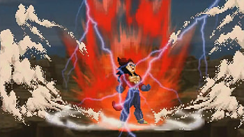Goku And Vegeta Transformation Super Saiyan 5 (Sprite Animation) - YouTube HD wallpaper