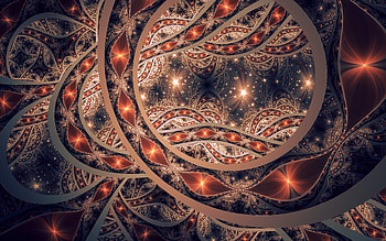 Abstract, Patterns, Dark, Fractal HD wallpaper