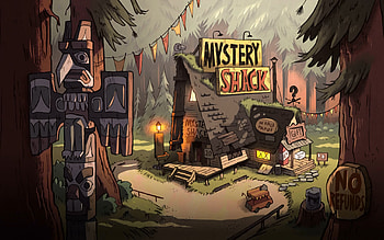 Mystery Shack, Gravity Falls HD wallpaper