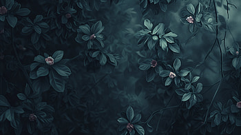 Dark Aesthetic Floral, aesthetic, black aesthetic, dark aesthetic, flower HD wallpaper