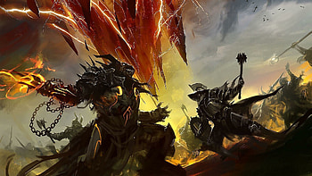 Guild Wars 2 , Epic battles, Fantasy landscapes, Immersive gaming HD wallpaper