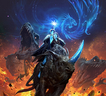 Planegea, creature, orange, blue, fantasy, art, anna podedworna HD wallpaper