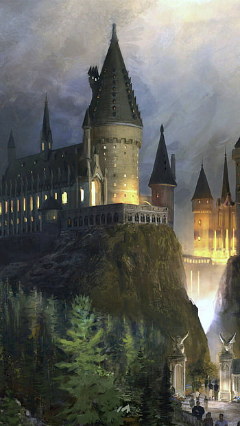 Hogwarts Legacy, Gaming, Castle Painting, Fiction HD phone wallpaper