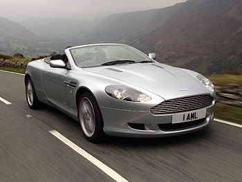Sports, Auto, Nature, Mountains, Aston Martin, Cars, Side View, Speed, Style, 2004, Silver Metallic, Db9 HD wallpaper
