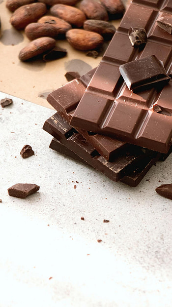 Rich chocolate indulgence, Luxurious cocoa experience, Deliciously decadent delight, Tempting background HD phone wallpaper