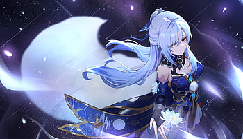 Jingliu Ultra – Honkai: Star Rail & Genshin Impact Fusion, Jingliu (Honkai: Star Rail), video game, Genshin Impact, Honkai: Star Rail HD wallpaper