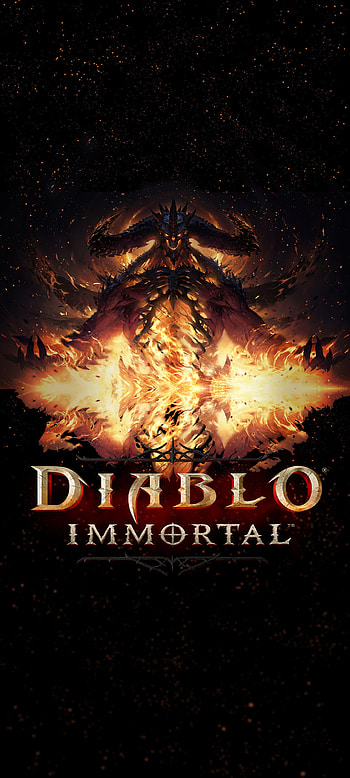 DIABLO NIGHTFLAME WALL, xiaomi, samsung, immortal, night, flame HD phone wallpaper