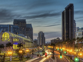 North Harbor Drive, San Diego (California) HD wallpaper