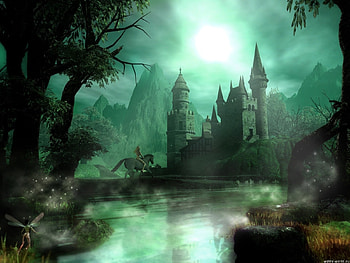 Architecture, Landscape, Night, Castles HD wallpaper