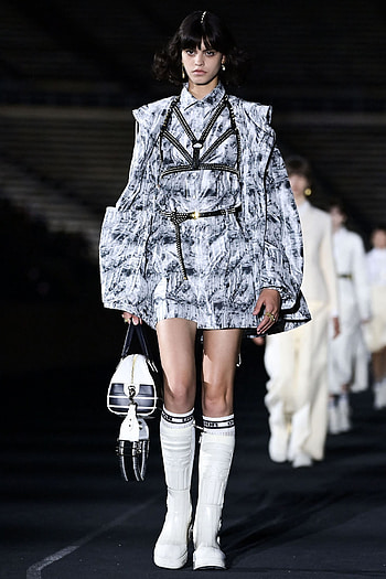 Dior cruise show, Spanish destination, Fashion event, Vogue coverage HD phone wallpaper