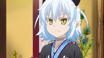 Shiroyasha, demon lord, silver hair, kimono HD wallpaper