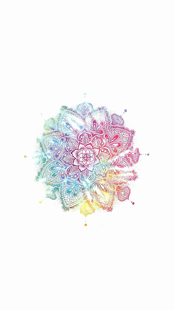 Flower mandala , Whimsical floral designs, Vibrant colors, Botanical art HD phone wallpaper