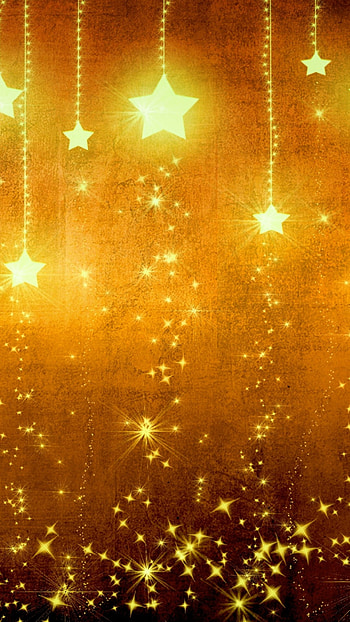 Star Gold Holiday Background Brown Yellow Light Texture 6 HD phone wallpaper