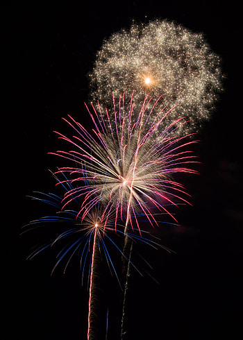 Holidays, Salute, Sparks, Flash, Fireworks, Firework HD phone wallpaper