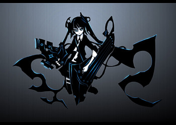 Dark Miku, awesome, uniform, nice, hatsune, aqua eyes, sexy, white, sword, twintail, hot, girl, singer, aqua, anime girl, anime, pretty, virtual, black, song, guitar, cute, vocaloid, beauty, miku, music, vocaloids, hatusne miku, program, skirt, beautiful, diva, black hair, dark, tie, gray, cool, weapon, idol HD wallpaper