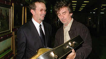 George Harrison, Eric Clapton's album, Memorable appearance HD wallpaper