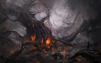 Burning tree, , 11, 2012, burn, 04, tree HD wallpaper
