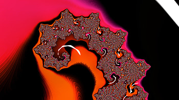 Fractal Art for your - Crimson Corals, red, CGI, pattern, psychedelic, trippy, Abstract, fractal HD wallpaper