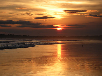 Costa Rica Sunset, costa rica, beautiful, ocean, sunset HD wallpaper