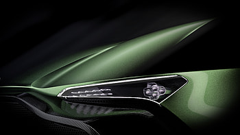 Aston martin Vulcan, headlight, 2018 HD wallpaper