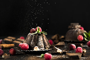 Chocolate cake, food HD wallpaper