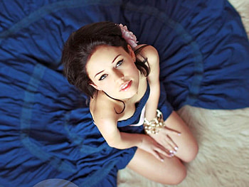 Beauty in Blue, , cool, beautiful, in blue, girl HD wallpaper