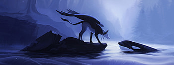 Creature Animals Love Fantasy Art , fantasy, artist, artwork, digital-art, deviantart HD wallpaper