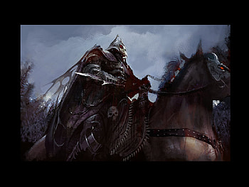 Death Dealer, horse, fantasy, dealer, rider, dark, death HD wallpaper