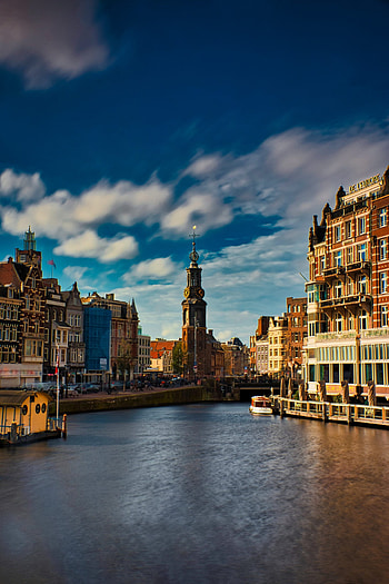 Amsterdam, Skyline view, Business travel, Travel magazine HD phone wallpaper