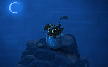 Toothless Digital Art, how-to-train-your-dragon, movies, animated-movies, artist, digital-art, night-fury HD wallpaper