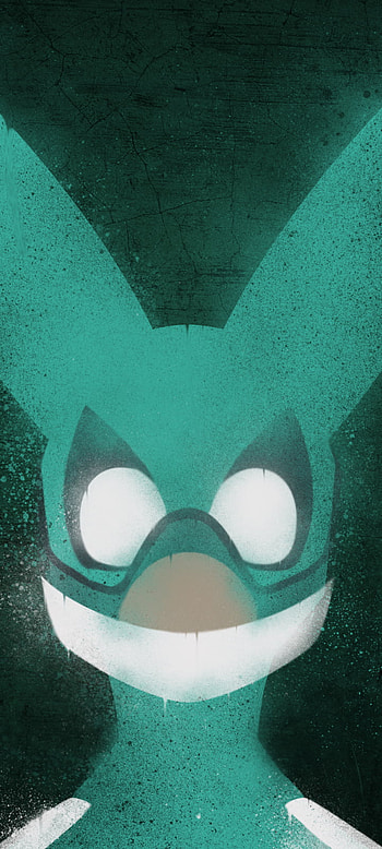 Izuku (Deku), minimalist, Izuku Midoriya, Anime, My Hero Academia, minimalist anime HD phone wallpaper