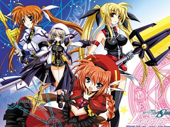 Magical Girl Lyrical Nanoha Striker S, sword, anime, fate, weapon, nanoha, hayate, vita HD wallpaper