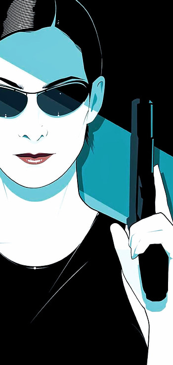 Artwork, Trinity (The Matrix) HD phone wallpaper