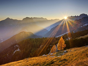 Landscape, Nature, Mountains, Sun HD wallpaper
