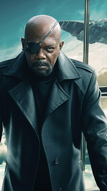 Nick Fury, Captain America: The Winter Soldier, Sony Xperia HD phone wallpaper