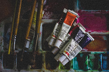Art, Miscellanea, Miscellaneous, Multicolored, Motley, Paint, Brush, Brushes, Artistic, Tubes, Acrylic HD wallpaper