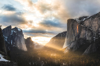 Firefalls At Yosemite National Park , yosemite, national-park, nature HD wallpaper