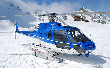 Sky, Mountains, Snow, Miscellanea, Miscellaneous, Helicopter HD wallpaper