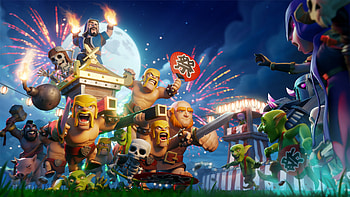 Clash of Clans , Legendary characters, Majestic fortresses, Strategic planning HD wallpaper