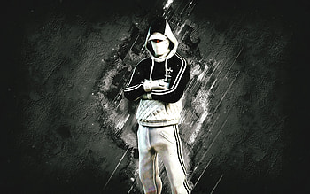 Fortnite White Stas Skin, Fortnite, main characters, white stone background, White Stas, Fortnite skins, White Stas Skin, White Stas Fortnite, Fortnite characters HD wallpaper