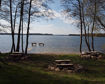 Drawsko, springs, lake, poland HD wallpaper